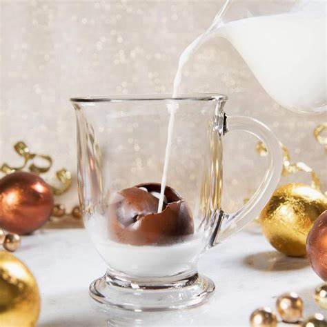 Choco Bomb Palla di Natale Ripiena Doppo Cioccolato