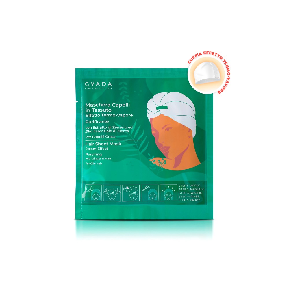 Maschera capelli purificante