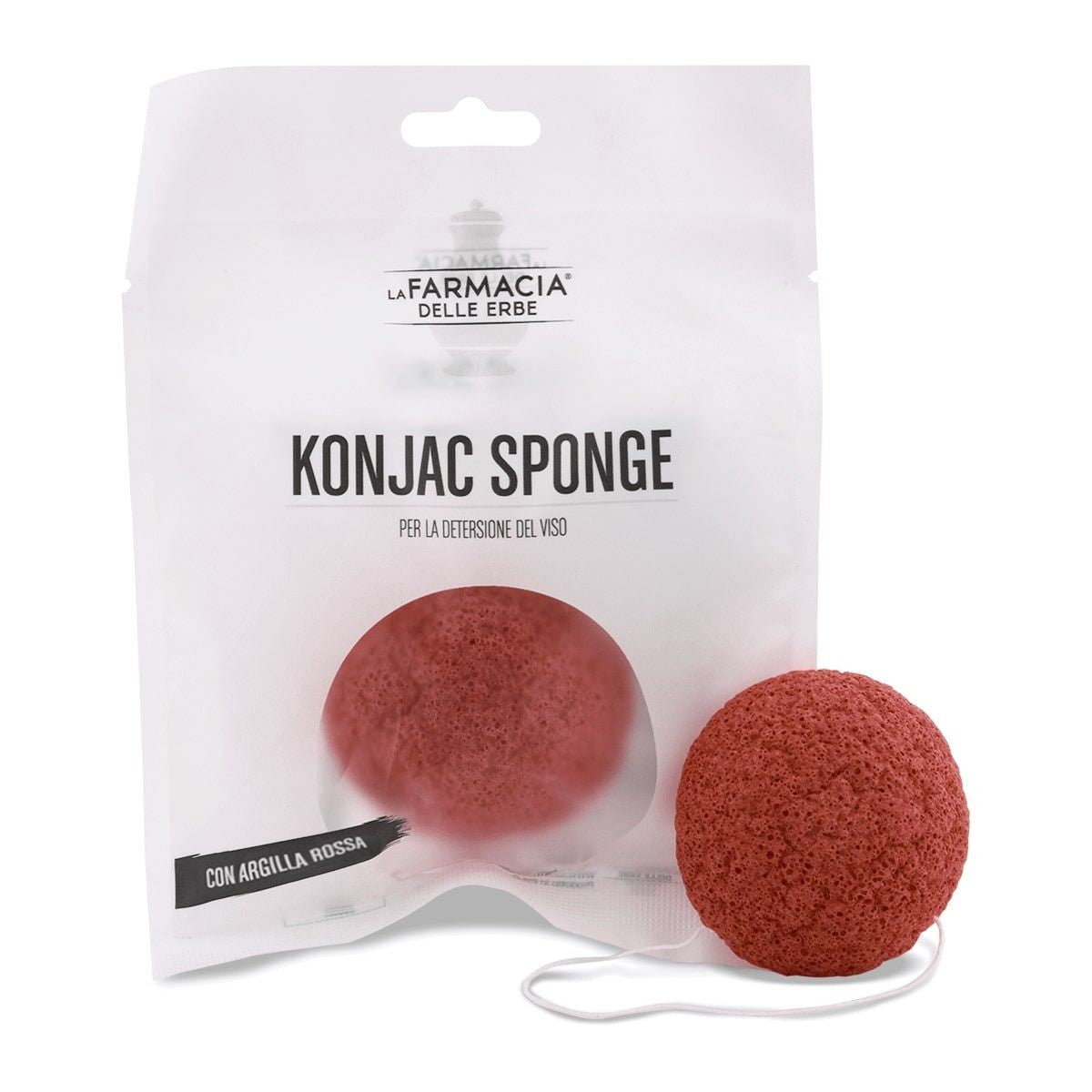 Konjac sponge argilla rossa