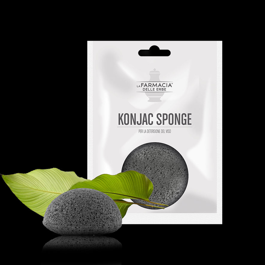 Konjac sponge carbone