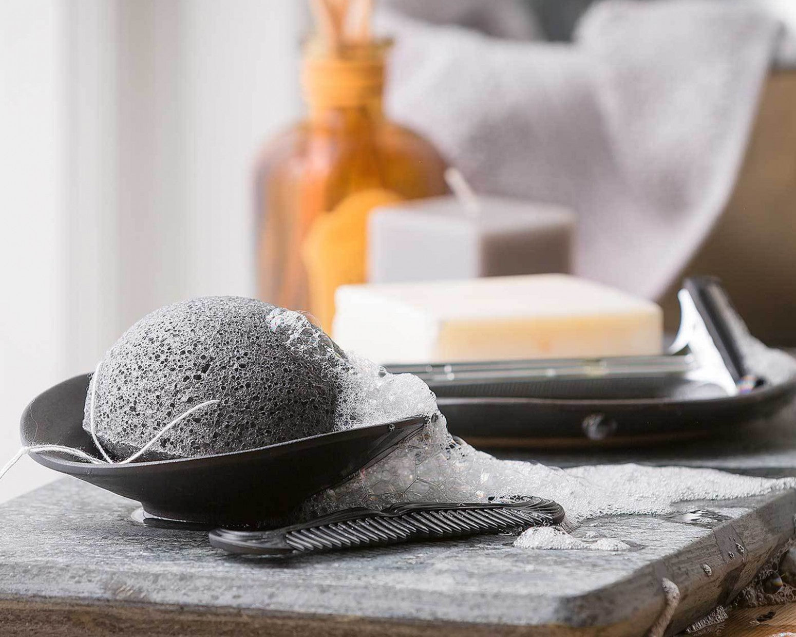Charcoal Konjac Sponge
