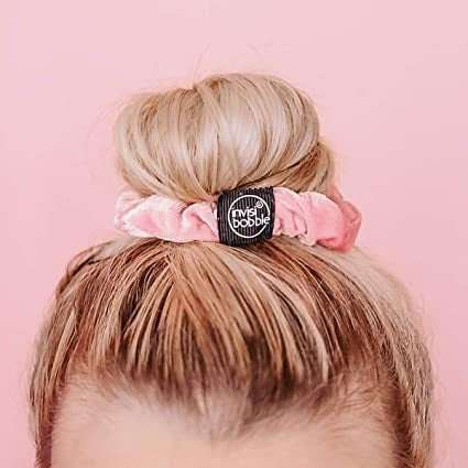 Sprunchie elastico in Velluto Rosa