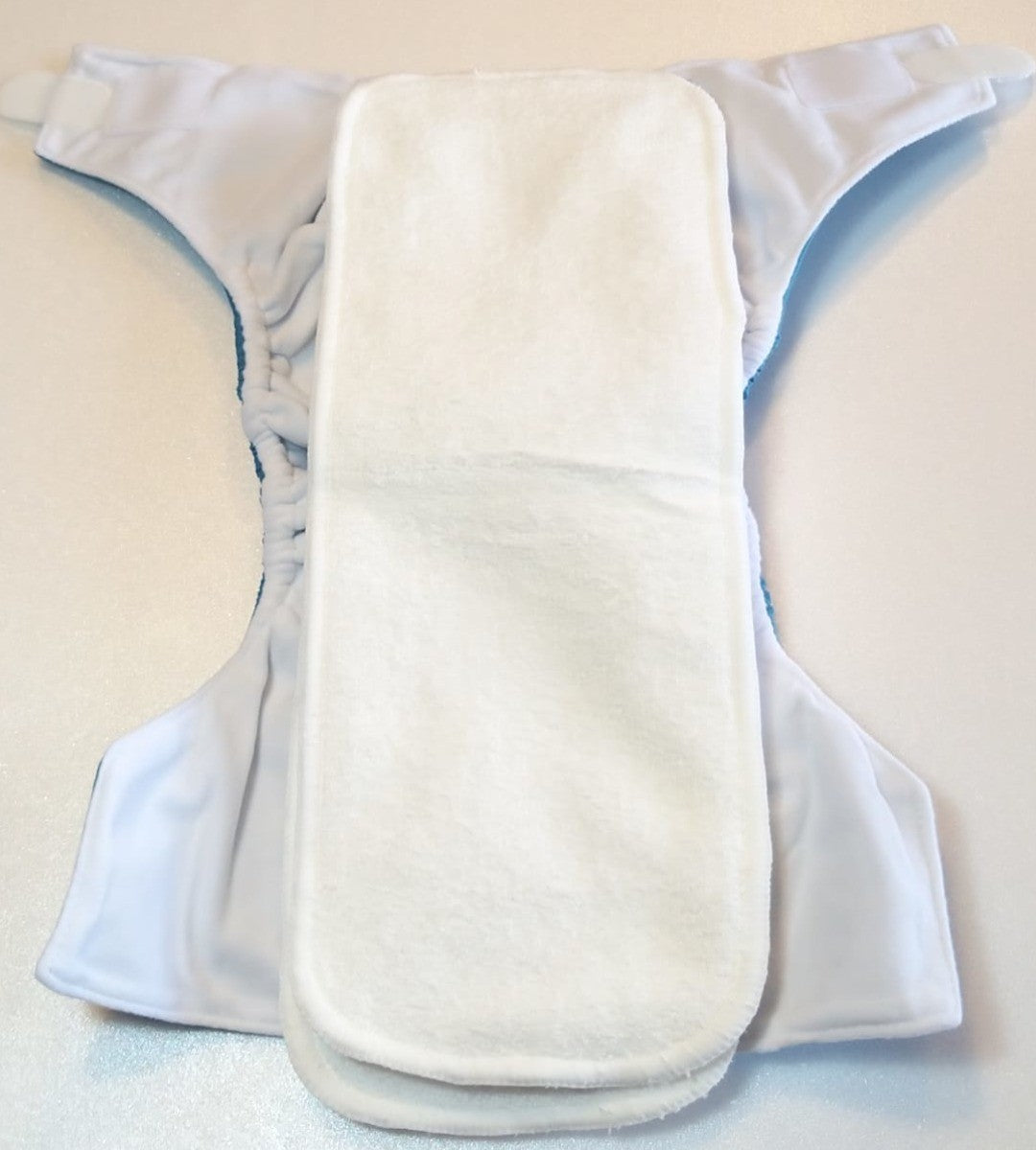 Unisex White Washable Diaper
