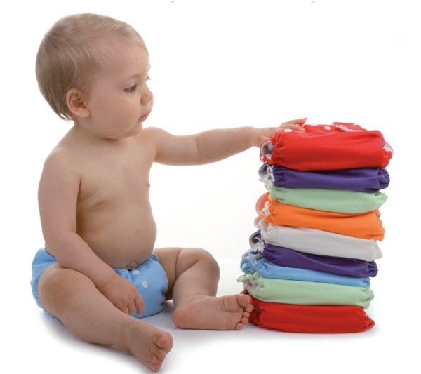 Washable Unisex Diaper Pink