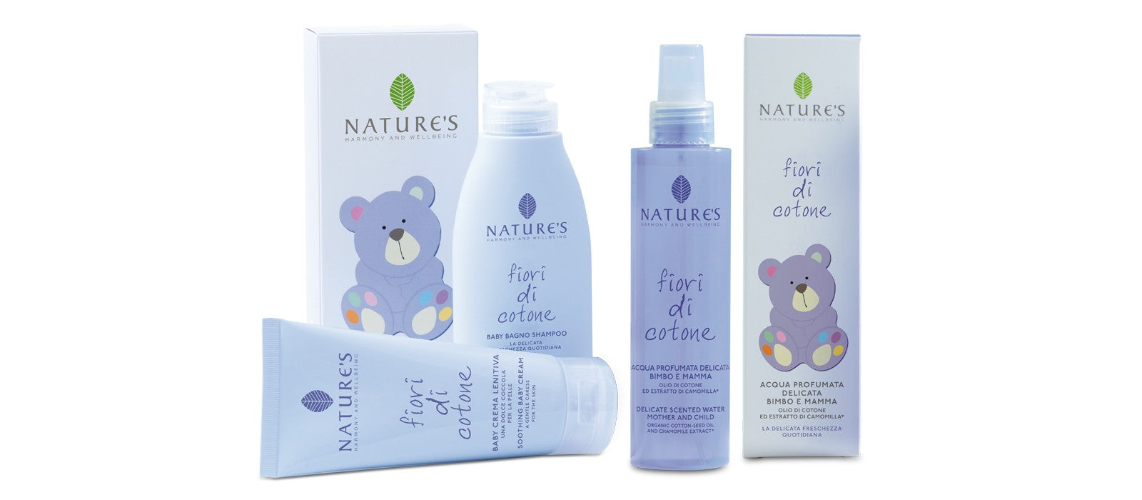 Nature's Baby Scented Water Cotton Flowers No Alcohol