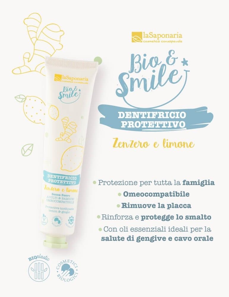 Dentifricio Protettivo Zenzero e Limone