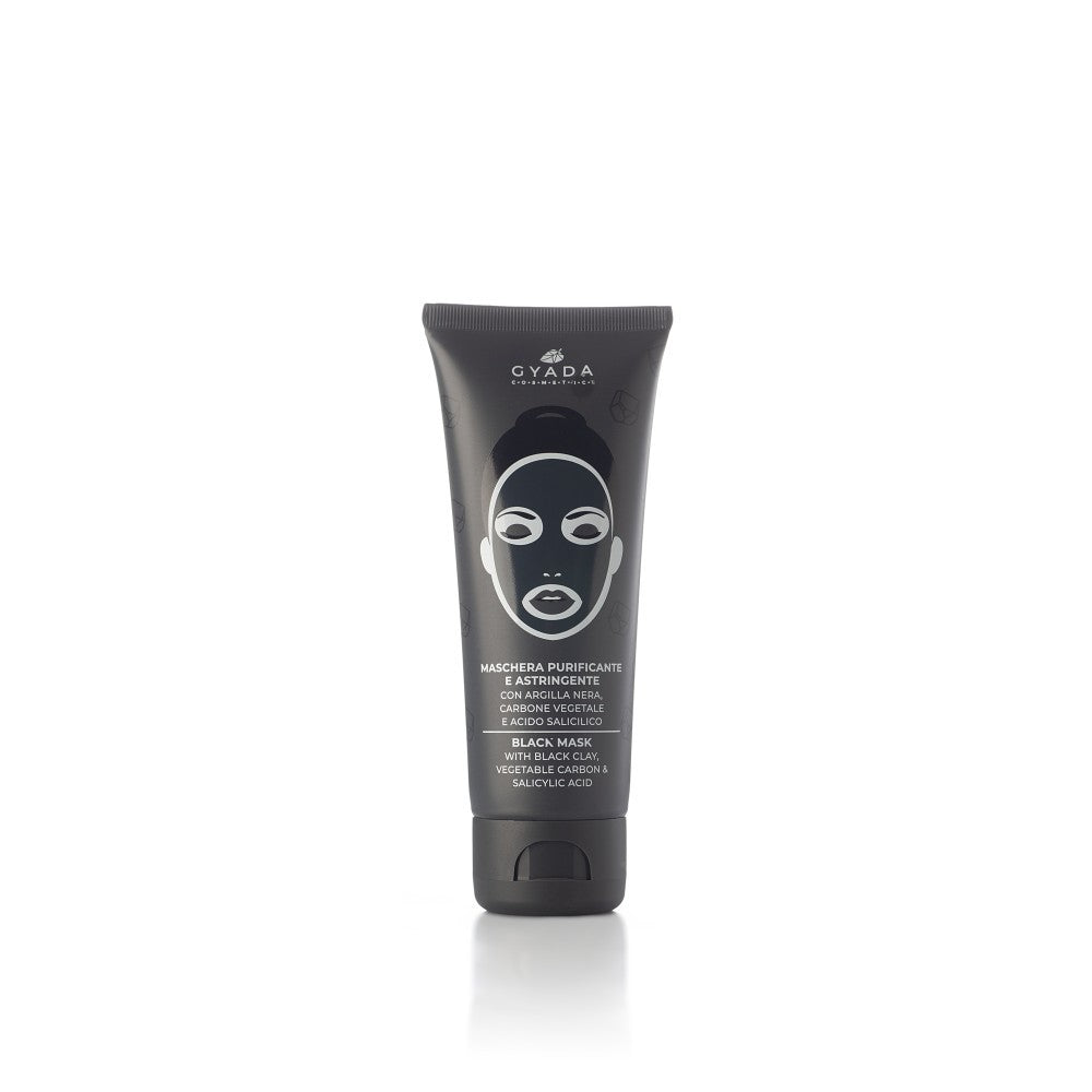 Maschera viso black astringente purificante