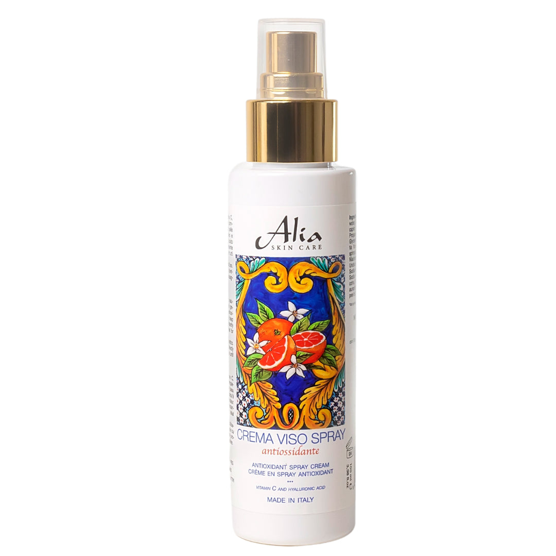 Crema Viso Spray Antiage Antiossidante texture leggera