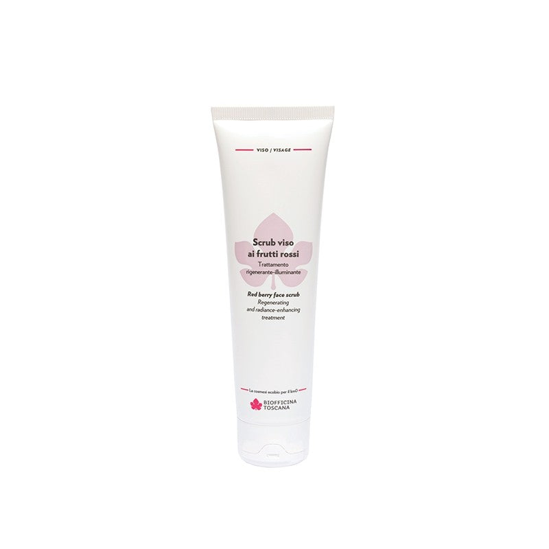 Scrub viso frutti rossi biofficina toscana