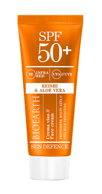 Crema Viso 50+SPF Reishi e Aloe Vera