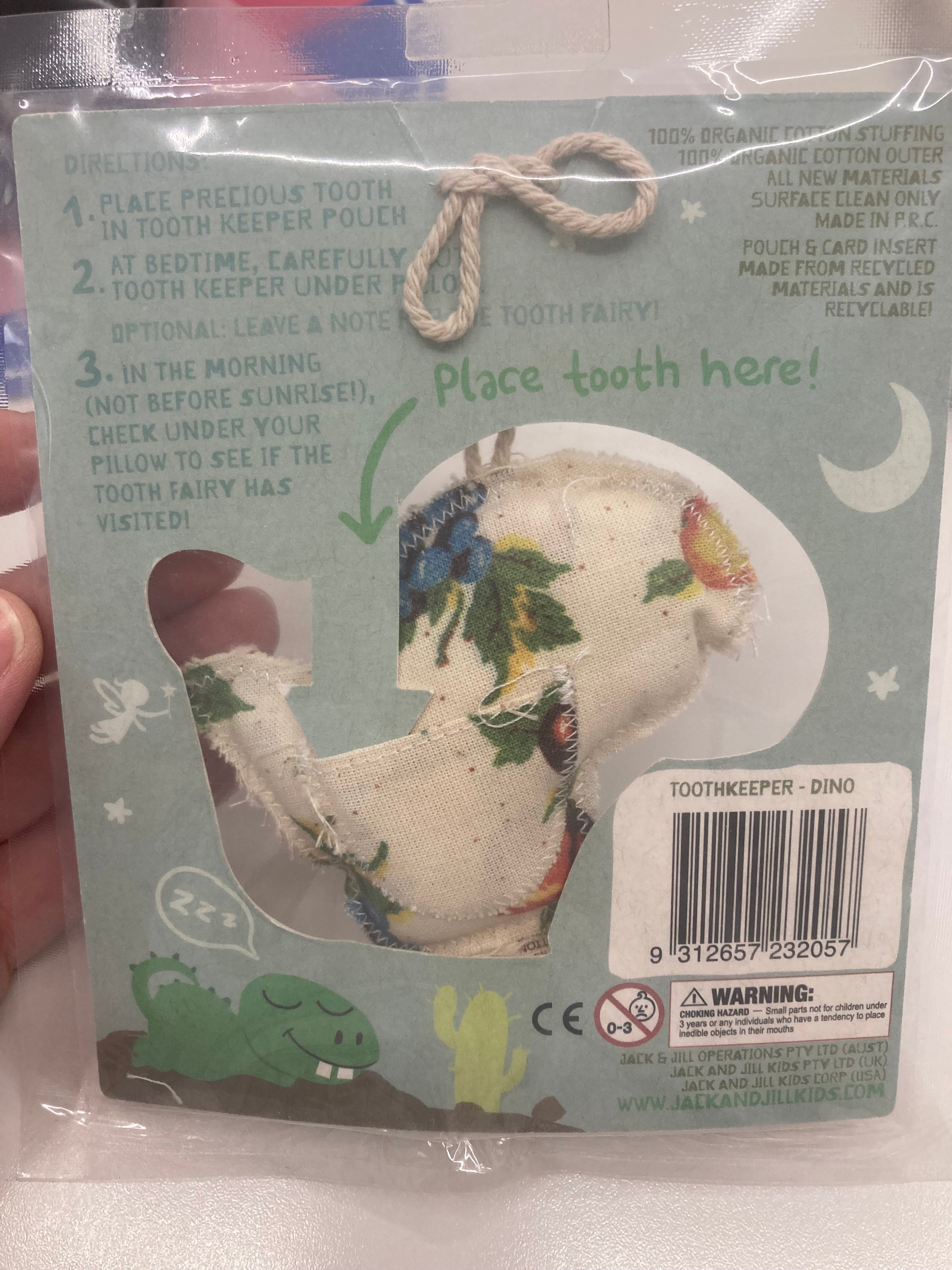 Dino Tooth Holder