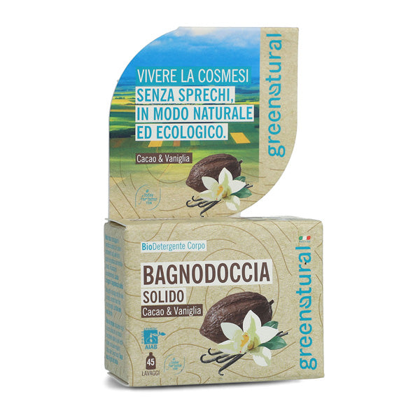 Greenatural Bagnodoccia Solido Cacao e Vaniglia