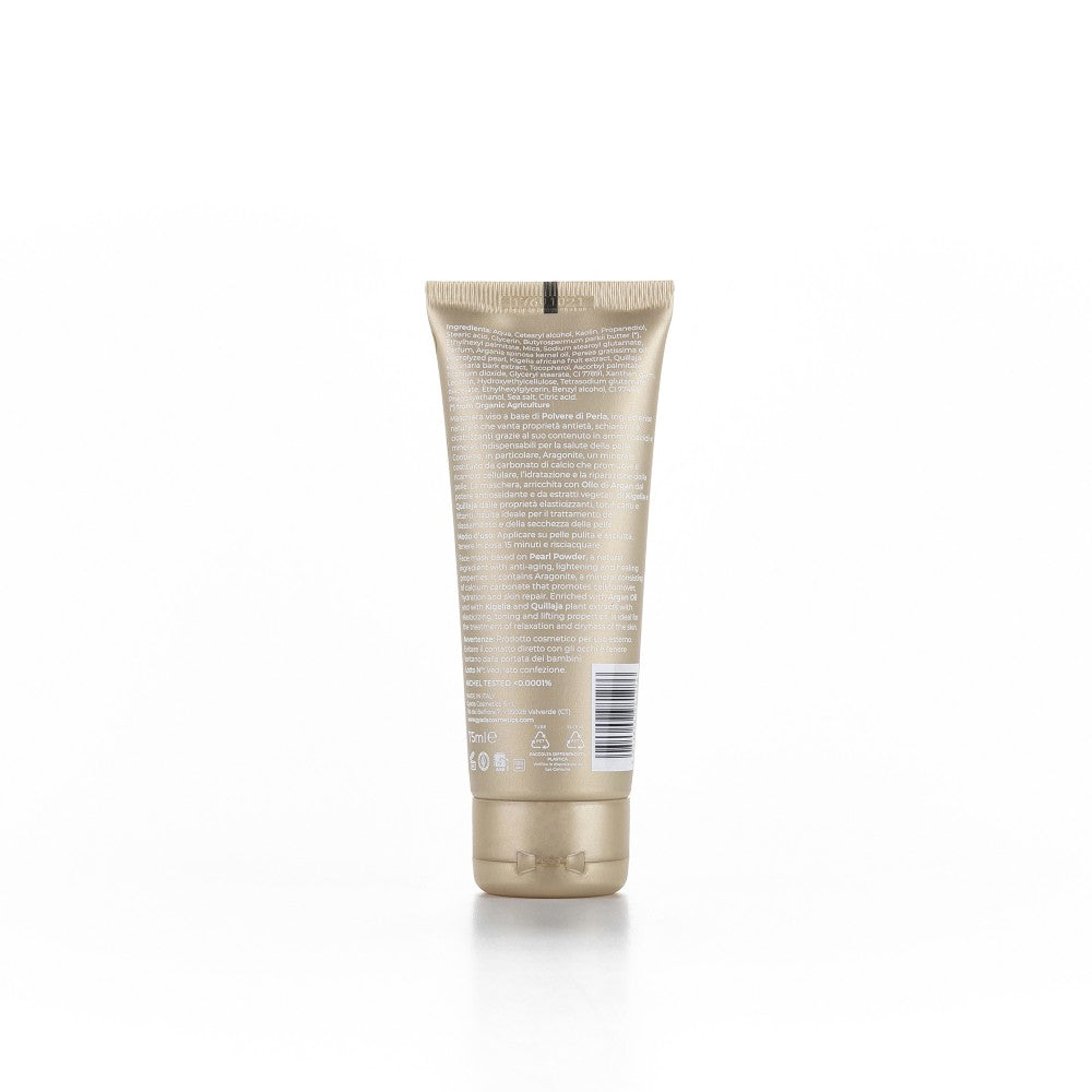 Maschera Viso Polvere di Perla Gold