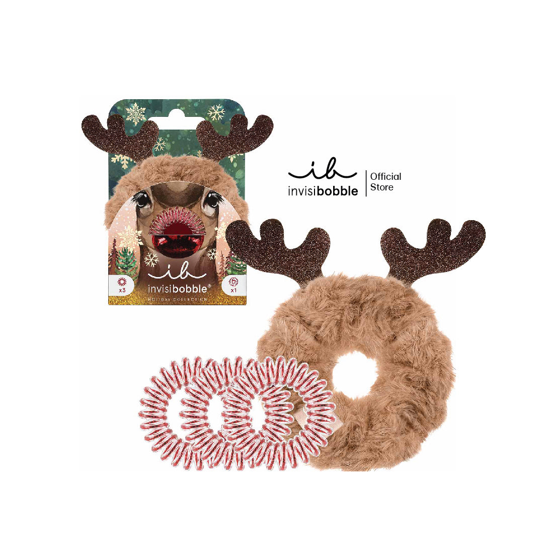 Sprunchie Holiday Collection red Nose