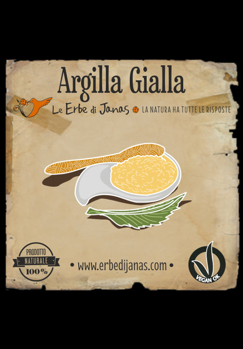 Argilla Gialla in Polvere