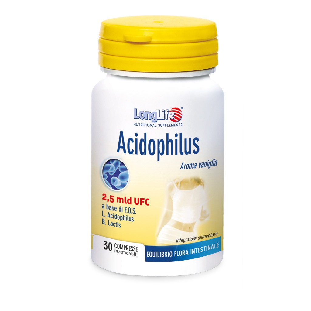 Acidophilus Longlife fermenti lattici masticabili 