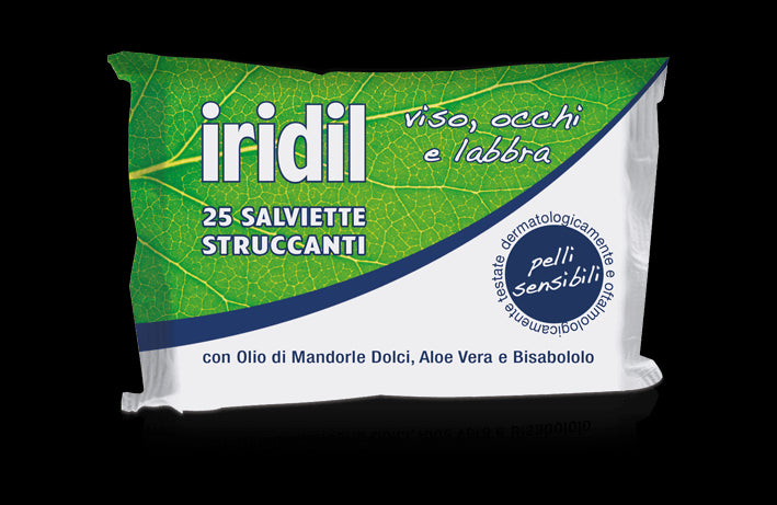 Iridil Make-up Remover Wipes Face Eyes Lips