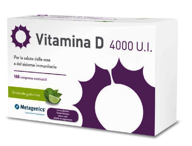 Vitamina D 4000 ui 168 cpr masticabili