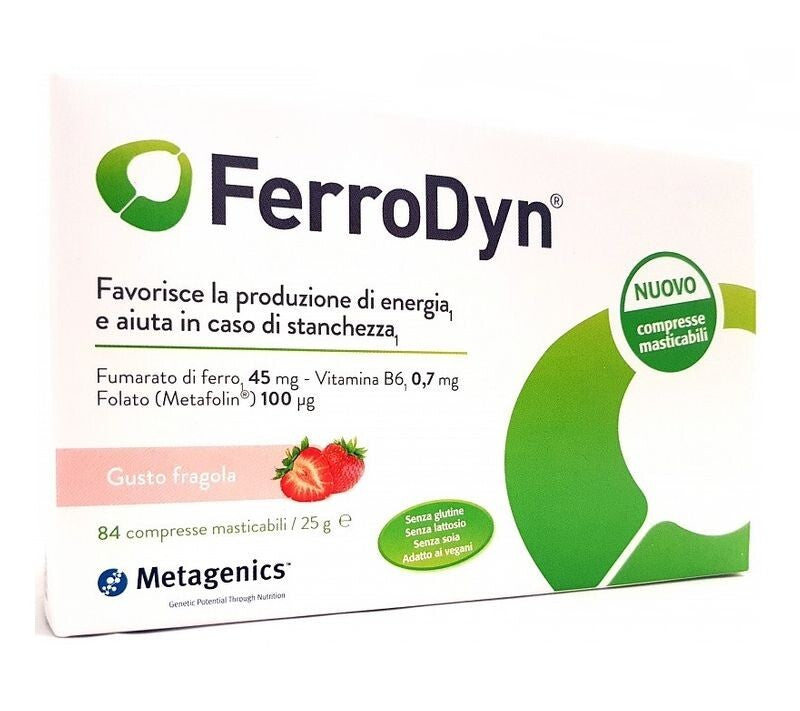 Metagenics Ferrodyn 84 chewable tablets