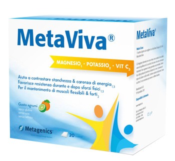 Metagenics Metaviva Magnesium Potassium Vitamin C