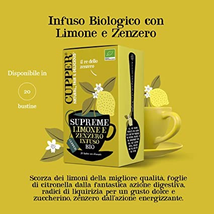 Tisana Biologica Zenzero e Limone
