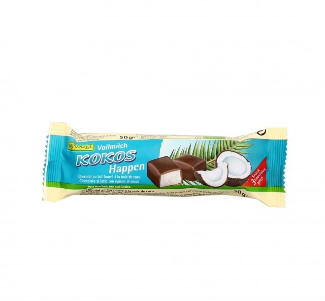 Coconut and Milk Chocolate Snack Bar