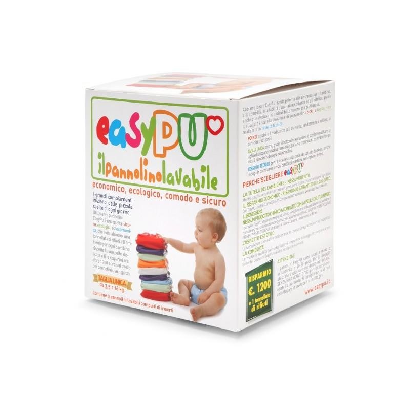Washable Diaper EasyPù Unisex Red