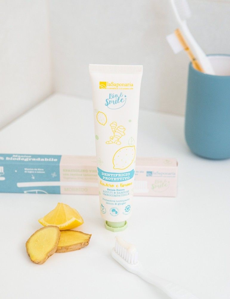 La Saponaria Ginger and Lemon Protective Toothpaste