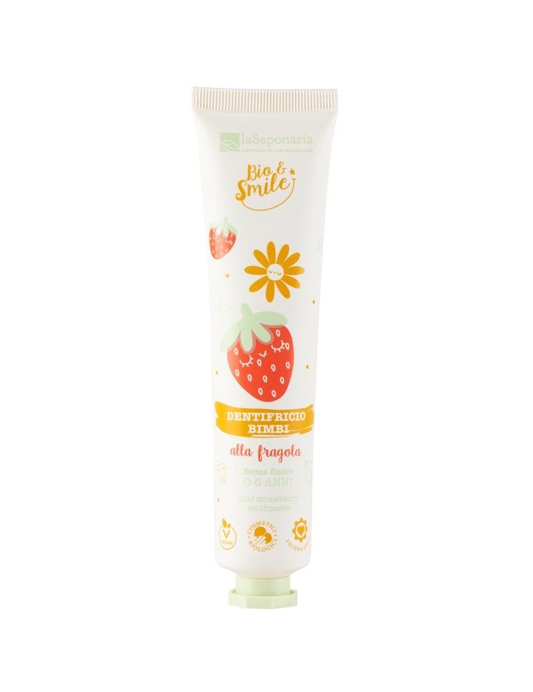 La Saponaria Soothing Children's Toothpaste with Strawberry