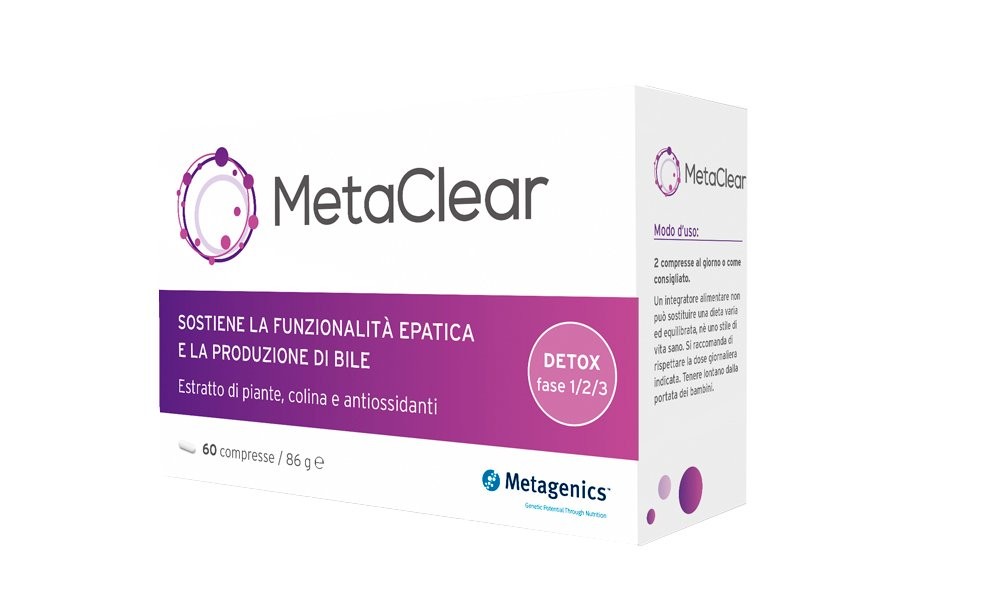 Metagenics Metaclear Detox Supplement