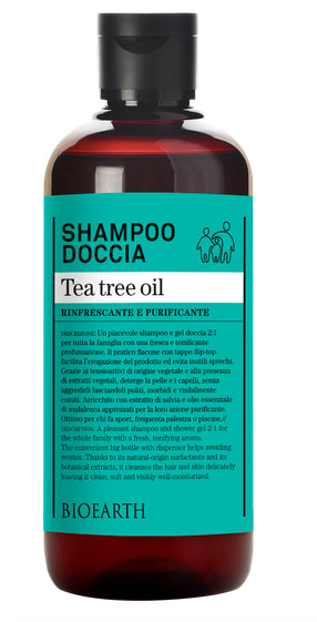 Bioearth Shampoo Shower Tea Tree Oil