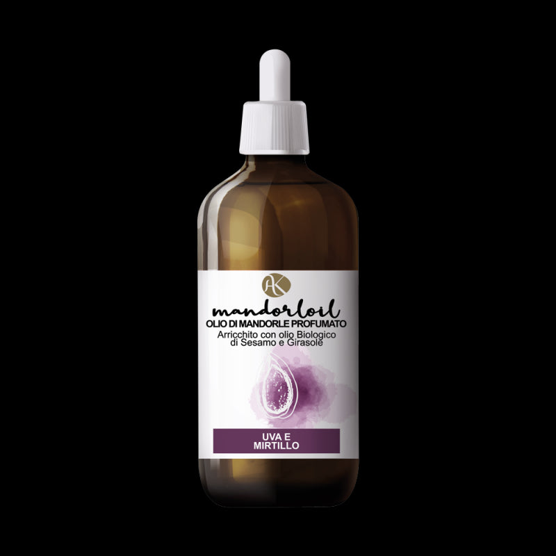 Alkemilla Scented Organic Almond Oil - Grape and Blueberry